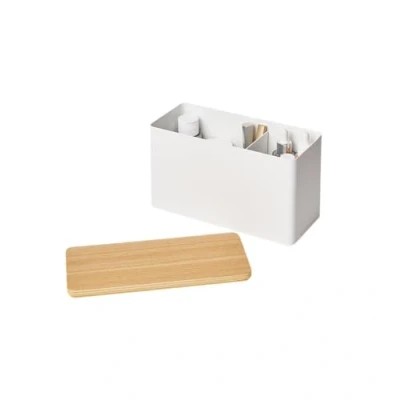Afbeelding van Yamazaki Opbergbox Make Up / Sanitair Rin White
