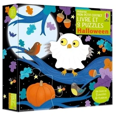 Image de Halloween Mon petit coffret Livre et 3 puzzles