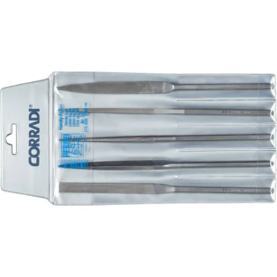 Afbeelding van PFERD 19503201 CORRADI naaldvijlenset Zwitserse kap 00 Lengte 215 mm 1 stuk(s)