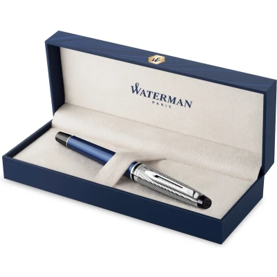 Afbeelding van Rollerpen Waterman Expert metallic Blue CT fijn