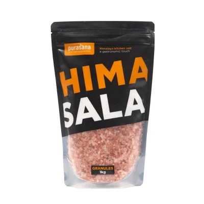 Image de Recharge Gros Sel Himasala 1kg (1000 Grammes) Retour Gratuit Sous 30 Jours Purasana
