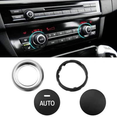 Afbeelding van TTCR II Airconditioningsknop Compatibel met BMW, temperatuurregelknop BMW 5 serie F10 F11, 6 F12 F13, 7 F01 F02, X5 F15, X6 F16