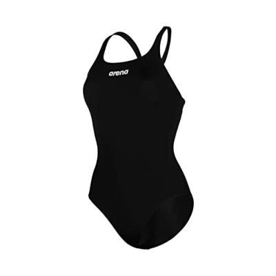 Image de arena Solid Swim Pro Team maillot de bain pour femme à séchage rapide, sport en tissu arène MaxLife Eco avec résistance maximale au chlore et protection UV UPF 50+