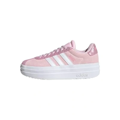 Image de adidas Mixte enfant VL COURT BOLD SHOES JUNIOR, Clear Pink/Cloud White/Bliss Pink, 38 2/3 EU
