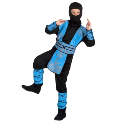 Afbeelding van Boland Kostuum Royal Ninja (7 9 jr) Kinderen Ninja&#039;s