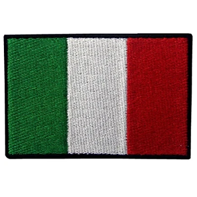 Afbeelding van ZEGIN Italiaanse vlag geborduurde patch van naaiijzer