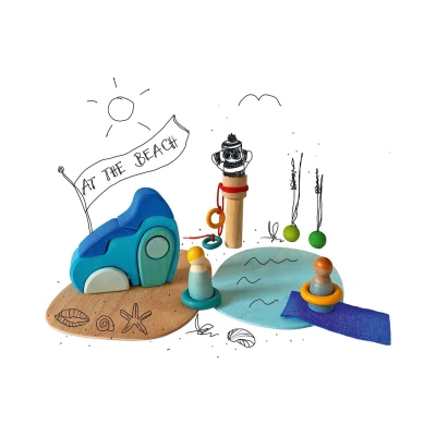 Afbeelding van Grimm&#039;s Speelset small world bij het water
