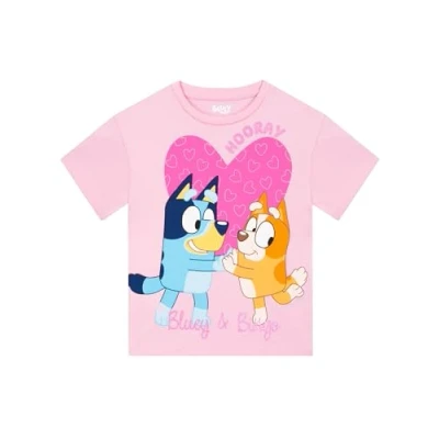 Afbeelding van Bluey Meisje T shirt Meisjes Bingo Zomerkleding voor meisjes, Roze