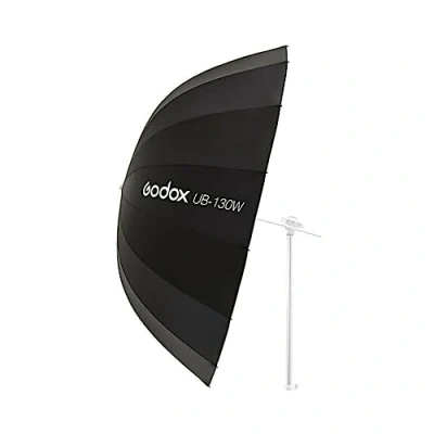 Afbeelding van Godox UB 130W Parabolic refletive studio umbrella white 130cm