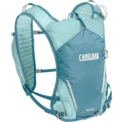 Afbeelding van Camelbak Trail Run Vest Hardlooprugzak 7 Liter +2 Soft Flasks Dames Adriatic Blue One Size
