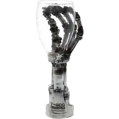 Afbeelding van Nemesis Now Terminator Kelk 2 Hand Zilverkleurig