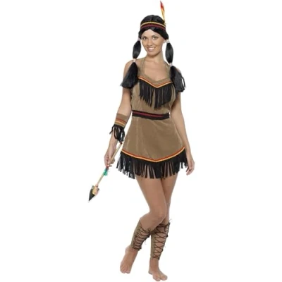 Afbeelding van Indianenpakje Wild west kostuum dames maat M (40 42)