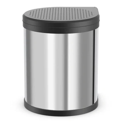 Afbeelding van Hailo Compact Box M inbouwafvalemmer voor de keuken, 15 l, roestvrij staal