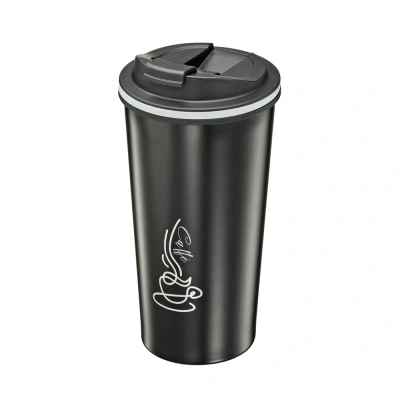 Afbeelding van Cilio Isoliertrinkbecher Celeste Schwarz, 355 Ml