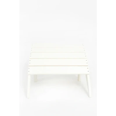 Afbeelding van Wit recycle chair voetenbankje