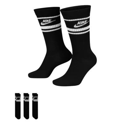 Afbeelding van Sportswear Dri FIT Everyday Essential Sokken Heren Black White 3 pack991 S