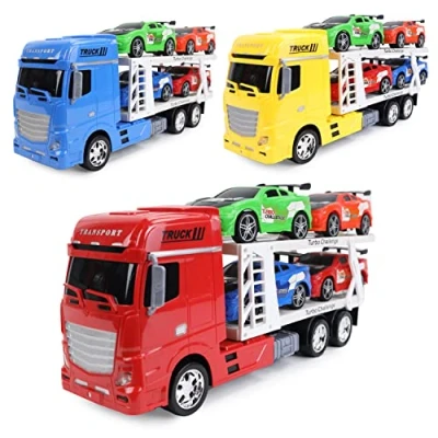 Image de Camion Transport TURBO CHALLENGE Vehicules d&#039;Interventions 1/24 Véhicule Friction Couleur Aléatoire