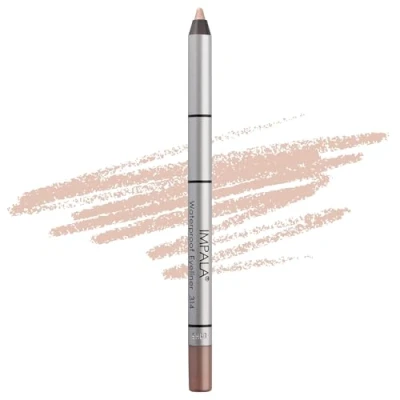 Afbeelding van Impala romige en waterdichte eyeliner, gedefinieerde contouren of rookeffect, dichte textuur, gemakkelijk aan te brengen, glanzend, langdurig waterbestendig, kleur 314 champagne