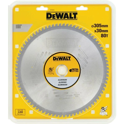Afbeelding van DeWALT Cirkelzaagblad voor Aluminium Ø 305mm Asgat 30mm 80T DT1916 QZ