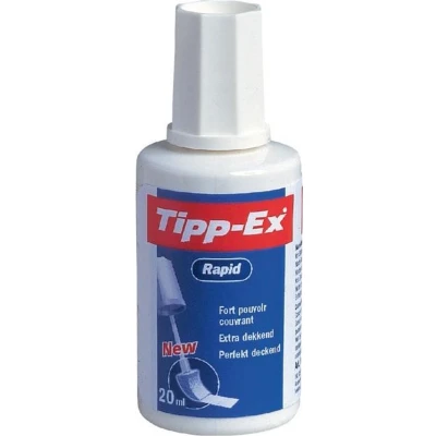 Afbeelding van Correctievloeistof Tipp ex Rapid 20ml blister à 1 stuk