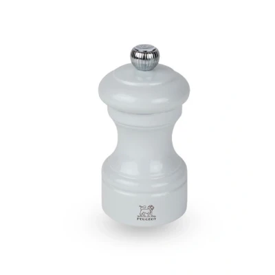 Afbeelding van Peugeot bistro Manuele zoutmolen van gelakt hout, parelgrijs, 10 cm