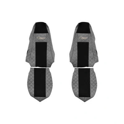 Afbeelding van F CORE Elegance FX02 GRAY Stoelhoes Grijs Met motief Kunstleer Voor