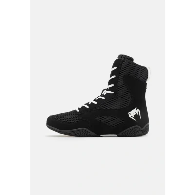 Afbeelding van Venum Contender Boxing Shoes Unisex Trainingsschoen, Maat: 38.5, Black/white Imitatieleer/ textiel