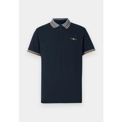 Afbeelding van Tom Tailor Polo Korte mouw Heren M Blauw Katoen 1045629