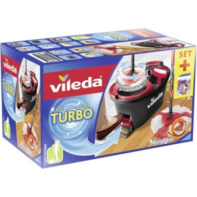 Afbeelding van Vileda 158572 TURBO BOX inkl. REFILL MICROFIBRE 2in1 Ersatzkopf Dweilset 1 stuk(s)
