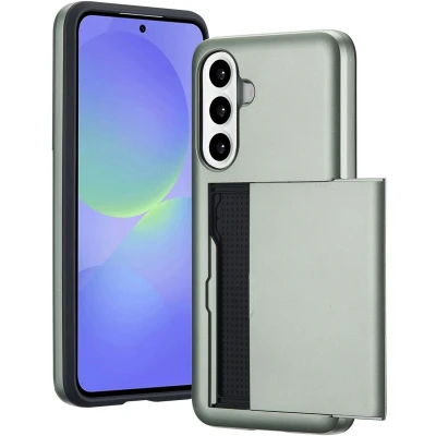 Afbeelding van imoshion Hoesje met pasjeshouder Geschikt voor Samsung Galaxy A56 (5G) / A36 Backcover Groen