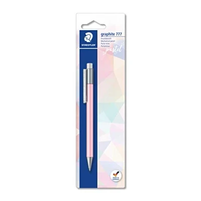 Afbeelding van STAEDTLER 777 grafiet vulpotlood in pastelkleuren om te schrijven, met rubberen schacht en onbreekbare vulling, premium kwaliteit Made Germany