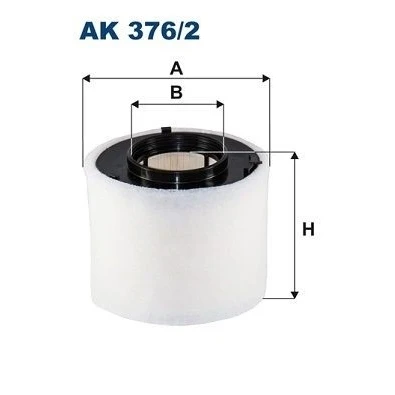 Afbeelding van FILTRON AK 376/2 Luchtfilter 153 169,5 Filter insert AUDI: A4 B9 Avant, A5 Sportback, Saloon