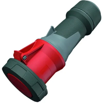 Afbeelding van CEE 5 polig contra stekker 63A 400V P67 Rood