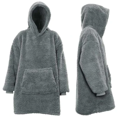 Afbeelding van Unique Living Hoodie Teddy 70x50cm Grey