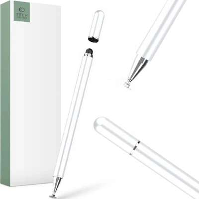 Afbeelding van TECH PROTECT CHARM STYLUSPEN WIT/ZILVER