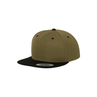 Afbeelding van Flexfit Classic Snapback 2TONE Pet, Maat: One Size, Olive/black