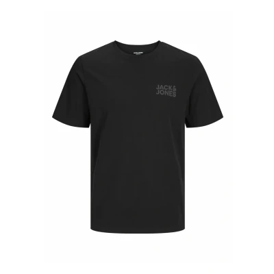 Afbeelding van Jack &amp; Jones Ecorp LOGO SS Oneck NOOS PLS Tshirt basic black, Heren, Maat: 3XL, Black