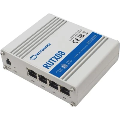 Image de Teltonika RUTX08 Routeur commutateur 4 ports 1GbE Montage sur rail DIN