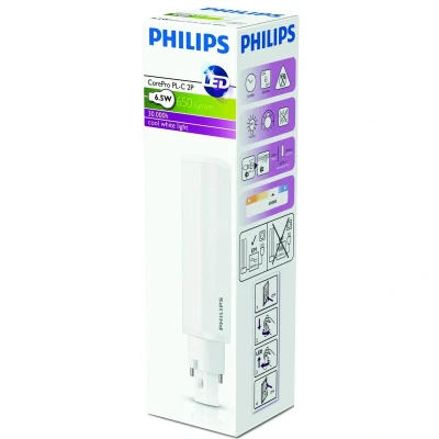 Afbeelding van Philips CorePro LED PLC 6.5W 18W 840 2P G24d 2 Neutraal Wit