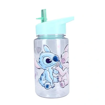 Afbeelding van Meisjes Levering Week 19! Stitch Drinkfles Let&#039;s Eat Blauw/Navy