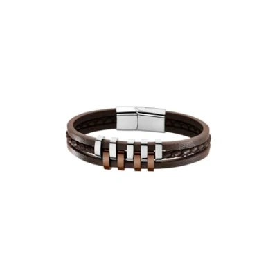 Afbeelding van LOTUS Armband Mannen LS1838 2/3 Urban 3 rijig bruin