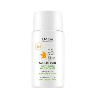 Afbeelding van Babé Crème Sun Protection Super Fluid Matifiant Sunscreen