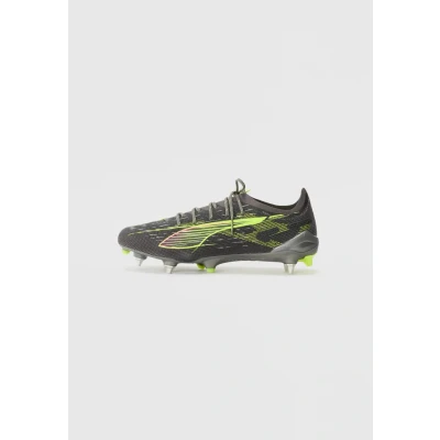 Afbeelding van Puma Ultra 5 Ultimate MXSG Voetbalschoenen met metalen noppen, Heren, Maat: 46, silver/yellow Textiel/ synthetisch
