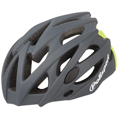 Afbeelding van Fietshelm Polisport Twig M 55 58 cm donkergrijs fluor geel