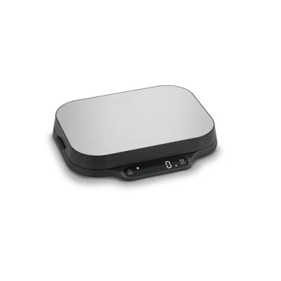 Afbeelding van CASO KitchenDuo 2 in 1 keukenweegschaal met precisieweegschaal, normale weegschaal van 15 kg stappen g, precisieweegschaal tot 0,1 Hold functie,