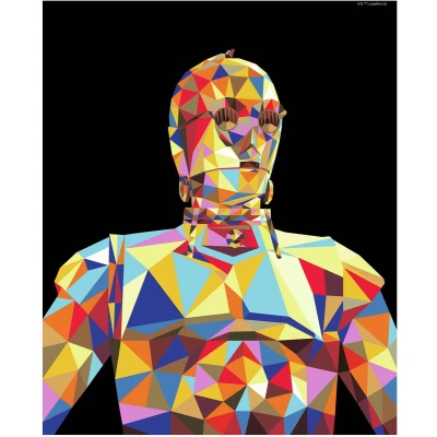 Afbeelding van Ravensburger CreArt Star Wars C 3PO Schilderen op Nummer