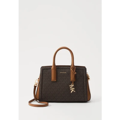 Afbeelding van Michael Kors Laila Satchel Handtas, Dames, Maat: One Size, Brown