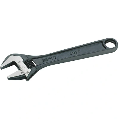 Afbeelding van BAHCO 8074 IP moersleutel verstelbaar met centrale moer gefosfateerd 15&quot; 44 mm 380