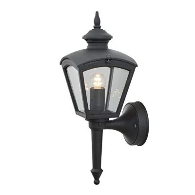 Afbeelding van Konstsmide Cassiopeia 480 750 Buitenlamp (wand) Spaarlamp, LED E27 60 W Zwart