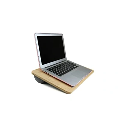 Afbeelding van Laptopkusjes op bed, laptopkussens, bankje, schootkusjes, kusjes, bamboe